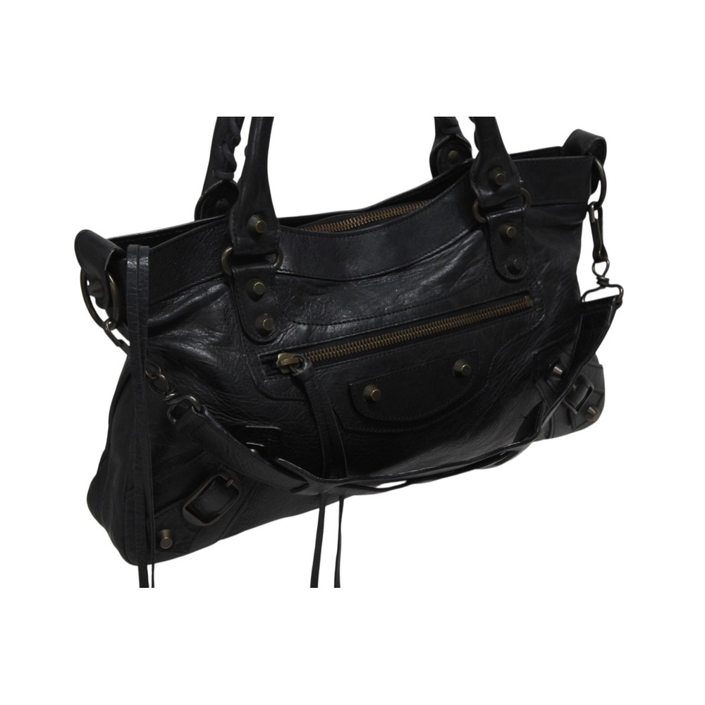 Balenciaga First Leather Bag The Handbag Shoulder Black - Picture 4 of 9